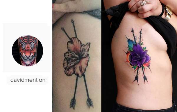 Se você só não está contente com o resultado final da tattoo, dá para refazer o mesmo desenho, com acabamento melhorado.