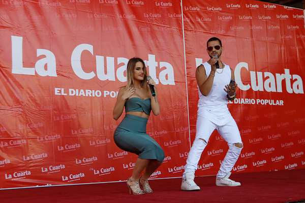 La presentación de Gala en el diario La Cuarta