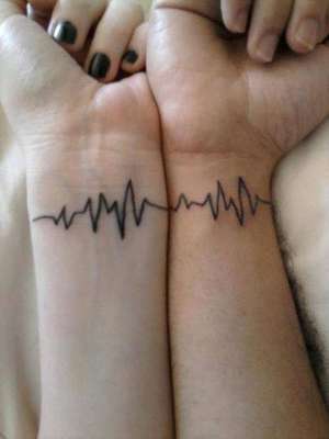 Esse cardiograma é perfeito para eternizar laços de coração ♥