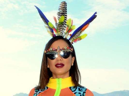 Anitta comandou o Bloco das Poderosas, na manhã deste sábado, 4 de março de 2017, no Rio de Janeiro