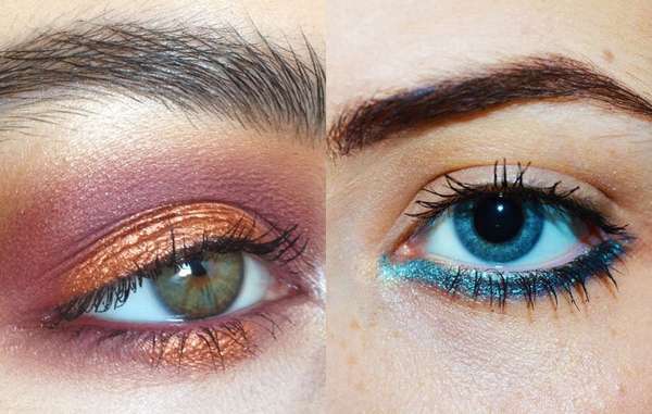 Sombras metalizadas são tendência para as estações mais quentes! Mas caso queira usar nos dias frios, aposte em cores mais sombrias, como o azul.