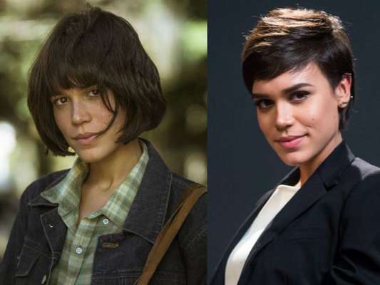 Carla Salle mudou o visual e adotou corte chanel com franja para viver a personagem Maria, de 'Os Dias Eram Assim'