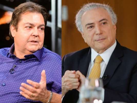Faustão explica por que pagou almoço de Michel Temer: 'Estava com um amigo meu'