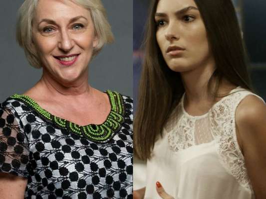 'Rock Story': Yasmin (Marina Moschen) acha que se deu bem ao conseguir um estágio com Gloria Braga (Lu Grimaldi), mas a antipática estilista vai maltratar a irmã de Léo Régis (Rafael Vitti)