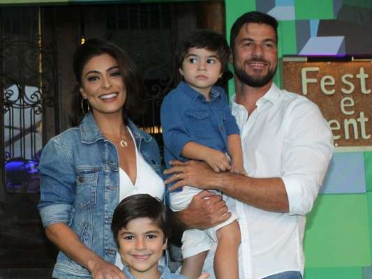 Juliana Paes é contra grito na criação dos filhos: 'Sempre busco uma história'