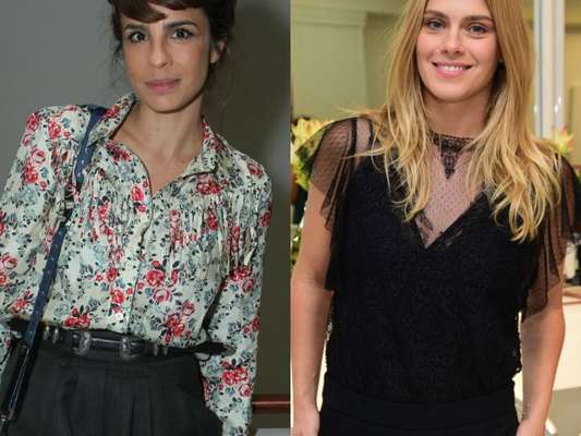 Maria Ribeiro e Carolina Dieckmann trocaram beijo em um protesto contra a homofobia