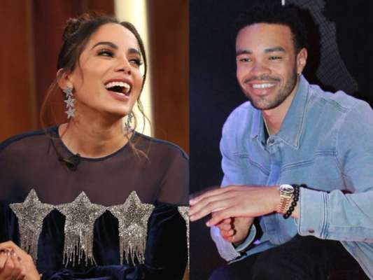 Em Los Angeles, Anitta esteve no estúdio de gravação na companhia de Maejor, produtor musical e um dos melhores amigos do cantor Justin Bieber