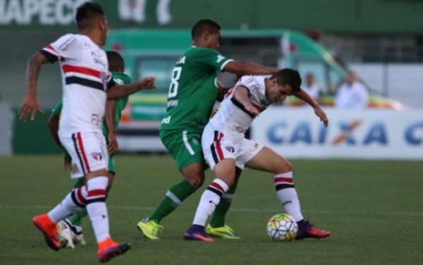 Último confronto: Chapecoense 2x0 São Paulo - 10/11/2016 - Brasileiro
