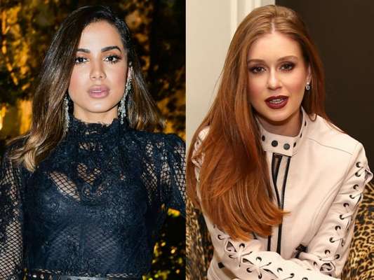 Anitta brinca com Marina Ruy Barbosa sem maquiagem nesta segunda-feira, dia 07 de agosto de 2017