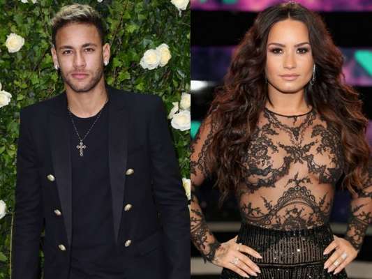 Neymar agitou a web após fazer uma tatuagem parecida com a de Demi Lovato