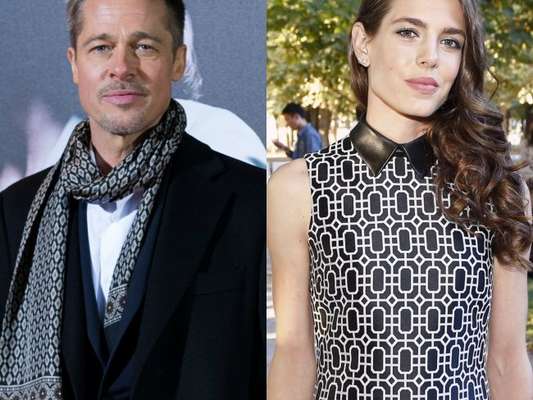 Brad Pitt começou a namorar a princesa de Mônaco Charlotte Casiraghi, segundo a revista australiana 'New Idea'