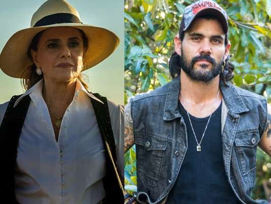 Sophia (Marieta Severo) e Mariano (Juliano Cazarré) transam após encontrarem as esmeraldas na mina das terras de Clara (Bianca Bin), na novela 'O Outro Lado do Paraíso'