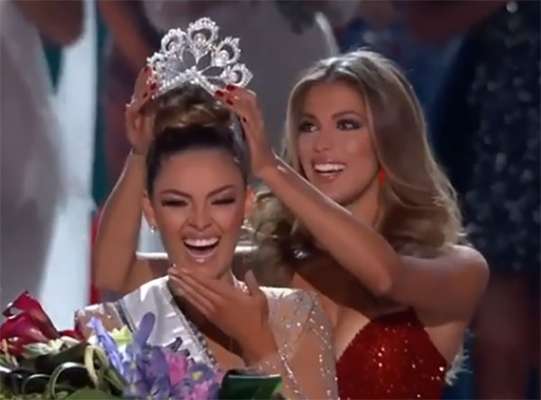 O sorriso da Miss Universo 2017