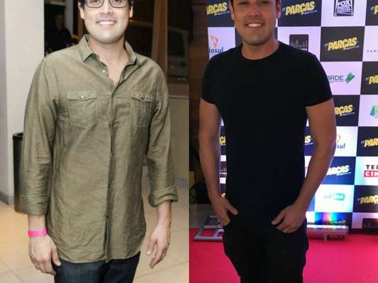 Bruno de Luca exibiu um visual mais magro no lançamento do filme 'Os Parças', na zona sul do Rio, na segunda-feira, 27 de novembro de 2017