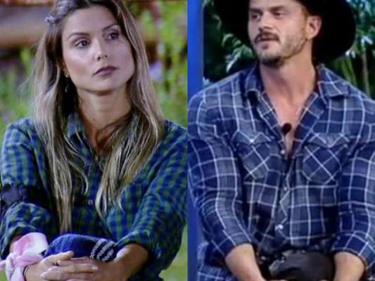 Marcos Härter e Flávia Viana chegam à final de 'A Fazenda'. Relembre as brigas e trocas de farpas entre os peões