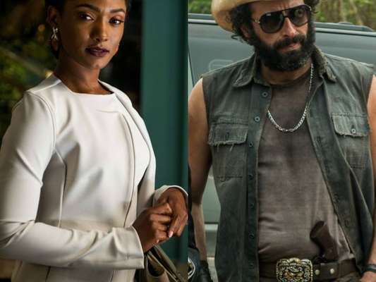 Raquel (Erika Januza) é atropelada por Rato (Cesar Ferrario) na frente de Bruno (Caio Paduan), na novela 'O Outro Lado do Paraíso'