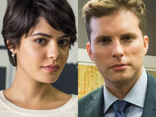 Adriana (Julia Dalavia) declara seu amor por Patrick (Thiago Fragoso) na novela 'O Outro Lado do Paraíso'