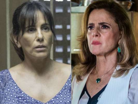Duda (Gloria Pires) acusa Sophia (Marieta Severo) de ter planejado o atropelamento de Raquel (Erika Januza) e a ameaça para conseguir visitar Tomaz (Vitor Figueiredo), na novela 'O Outro Lado do Paraíso'