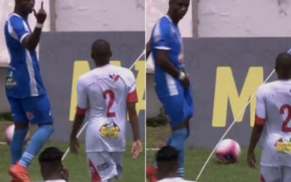 GALERIA: A explosão de Jameerson em nove atos. Confira em imagens como foi o atrito no jogo Marília x Mogi Mirim