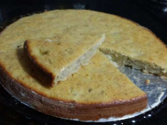 Bolo de banana para preguiçoso