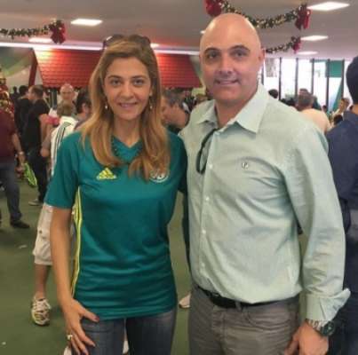 Leila Pereira e Maurício Galiotte