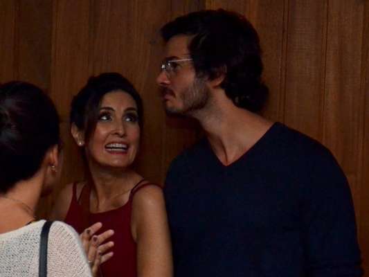 Fátima Bernardes posa com família do namorado, Túlio Gadêlha: 'Almoço'