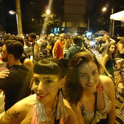 Bloco da Bicicletinha fez a festa nas ruas de Belo Horizonte
