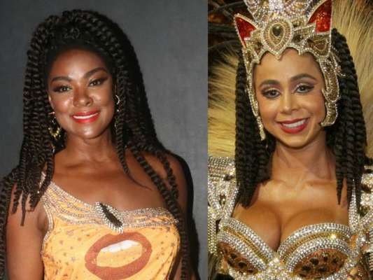 Cris Vianna homenageia Impetriz na web e é elogiada por rainha, Flávia Lyra, em desfile nesta terça-feira, dia 13 de fevereiro de 2018