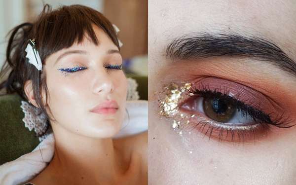 Glitter discretoO Carnaval acabou, mas isso não quer dizer que você tem que tirar o glitter das suas produções! Ele aparece como tendência de maquiagem neste outono/inverno 2018 de maneira mais comedida, mas não menos fabulosa. Fotos: Pinterest/Pinterest.