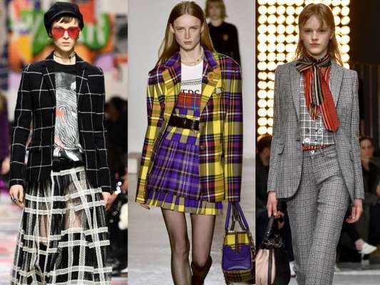 Príncipe de Gales, tartan e vichy: veja em nossa galeria as tendências de xadrez para o outono e inverno 2018