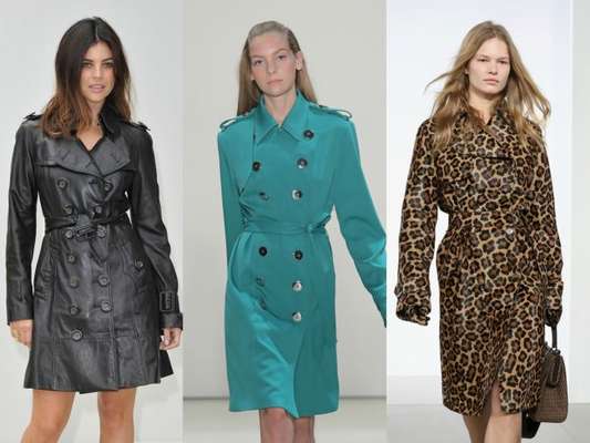Trench coat como vestido é tendência no outono/inverno 2018. Inspire-se para usar a tendência!