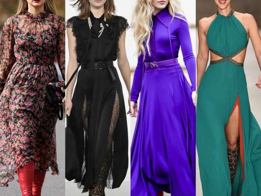 Inspire-se em looks com vestidos fluidos e botas e invista na combinação nesta temporada!
