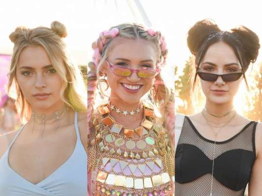 Confira os penteados descolados do primeiro fim de semana do Coachella 2018!
