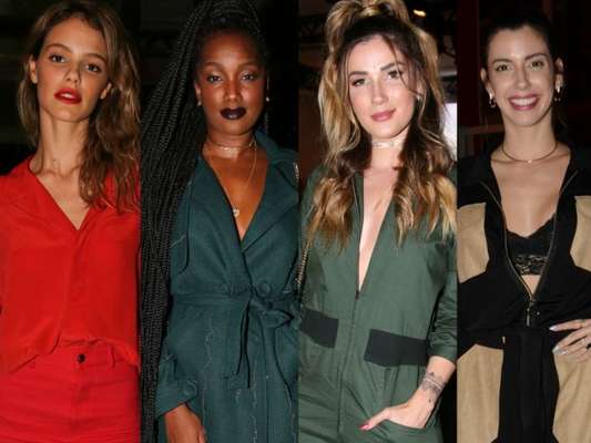 Diversidade de estilos marca look de famosas na SPFW, encerrada nesta quinta-feira, dia 26 de abril de 2018