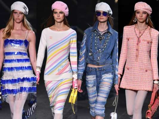 Chanel lança coleção Cruise 2018/2019 no Le Grand Palais, em Paris, na França, nesta quinta-feira, 3 de maio de 2018