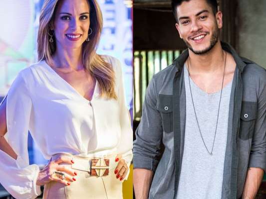 Arthur Aguiar corrigiu Ana Furtado sobre o casamento com Mayra Cardi no 'Encontro' desta sexta-feira, 11 de maio de 2018