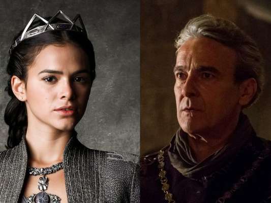 Catarina (Bruna Marquezine) é ameaçada por Otávio (Alexandre Borges) depois que o rei da Lastrilha sequestra seu pai, Augusto (Marco Nanini), nos próximos capítulos da novela 'Deus Salve o Rei'