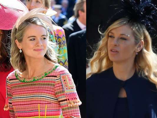 Cressida Bonas e Chelsy Davy, ex-namoradas de Harry, foram ao casamento do príncipe com Meghan Markle, no sábado, 19 de maio de 2018
