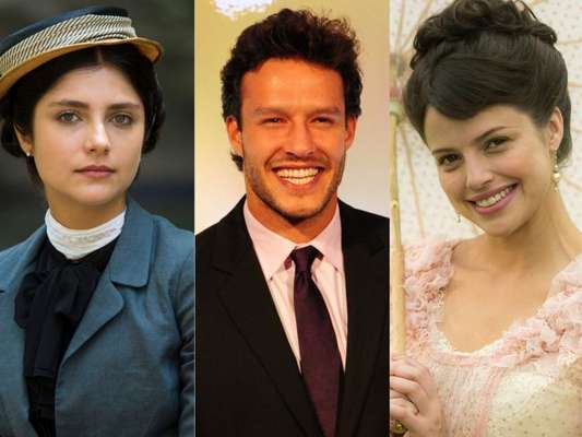 Ex-namorado de Fani (Tammy Di Calafiori), Edmundo (Nando Rodrigues) é obrigado pelo pai, Tibúrcio (Oscar Magrini), a se casar com Ema (Agatha Moreira) na novela 'Orgulho e Paixão'