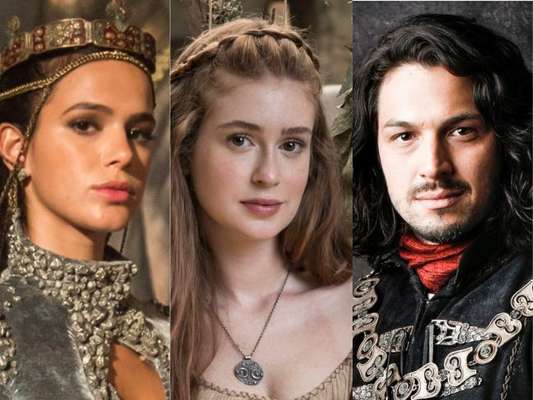 Amália (Marina Ruy Barbosa) se revolta quando Afonso (Romulo Estrela) conta que vai se casar com Catarina (Bruna Marquezine) nos próximos capítulos da novela 'Deus Salve o Rei'