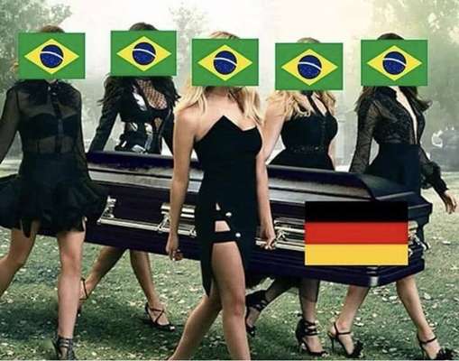 Alemanha eliminada - A seleção da Alemanha foi eliminada precocemente da Copa do Mundo nesta quarta-feira. Atual campeã do mundo, a equipe europeia perdeu para a Coreia do Sul por 2 a 0 e precisava pelo menos de um empate com uma combinação de resultados para se classificar às oitavas de final. Com isso, os brasileiros não perdoaram e relembraram o 7 a 1 para fazer a festa em cima da tragédia alemã na Rússia.