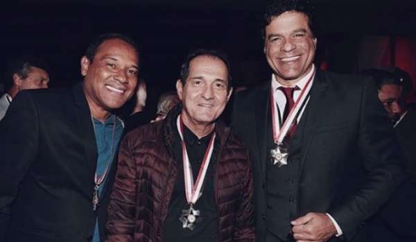 Muller, Muricy e Raí na festa do São Paulo