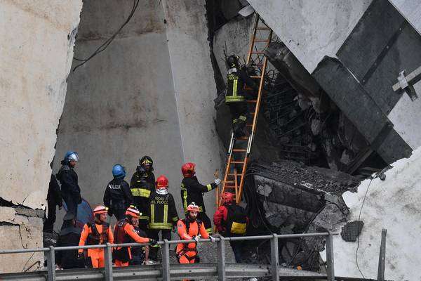 Viaduto de Gênova passava por obras de manutenção