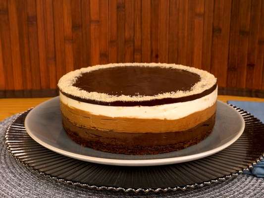 Torta 3 mousses de chocolate