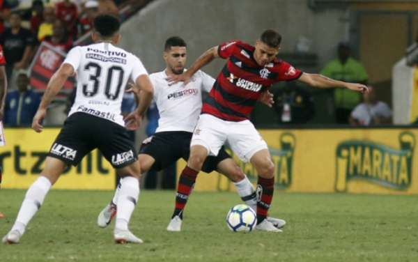 Último jogo (12/9/2018) - Flamengo 0x0 Corinthians - partida de ida da semifinal da Copa do Brasil
