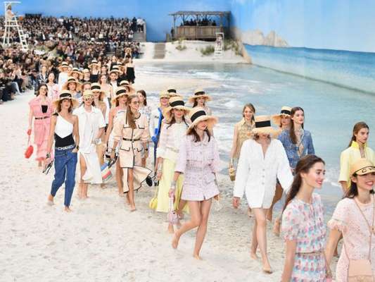 Desfile da Chanel na Semana de Moda de Paris, que vai até 3 de outubro de 2018