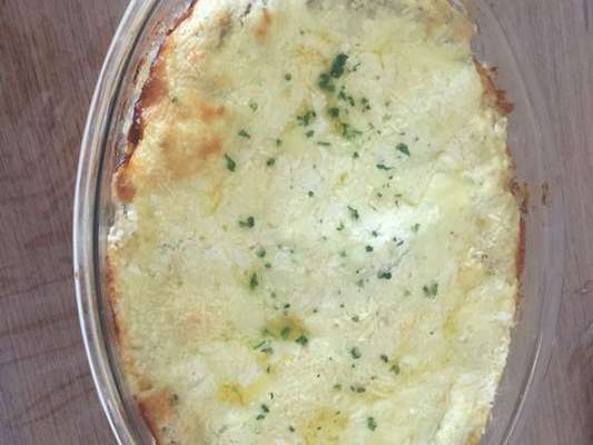 Lasanha integral de abobrinha com ricota