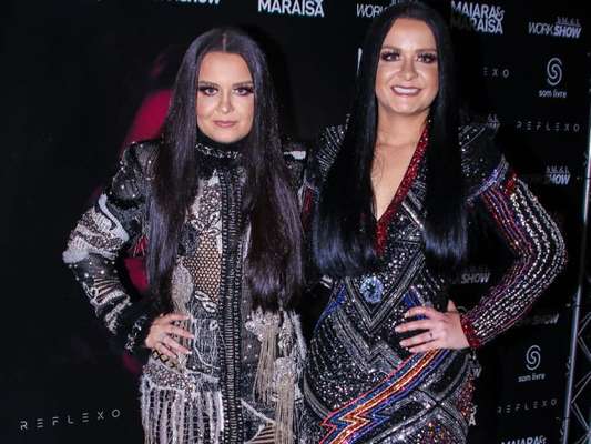 Maiara e Maraisa gravaram o novo DVD, "'Reflexo', no Espaço das Américas, em São Paulo, nesta terça-feira, 9 de outubro de 2018