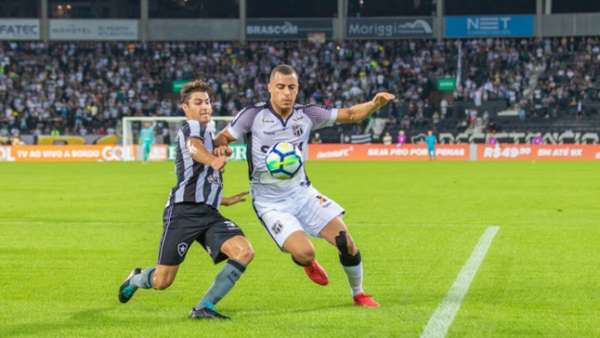 O último jogo entre Botafogo e Ceará terminou empatado em 0 a 0, na estreia de Lisca, no turno deste Brasileiro