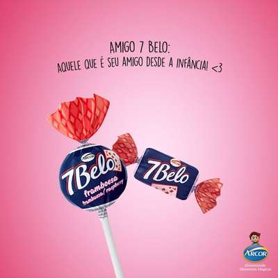 7 Belo - A bala de framboesa foi criada em 1954, mas segue sendo vendida até os dias de hoje.